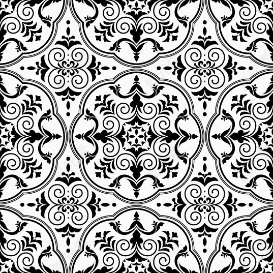 古典花纹花纹插画背景免费下载