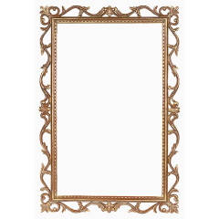 矩形花边镜子
