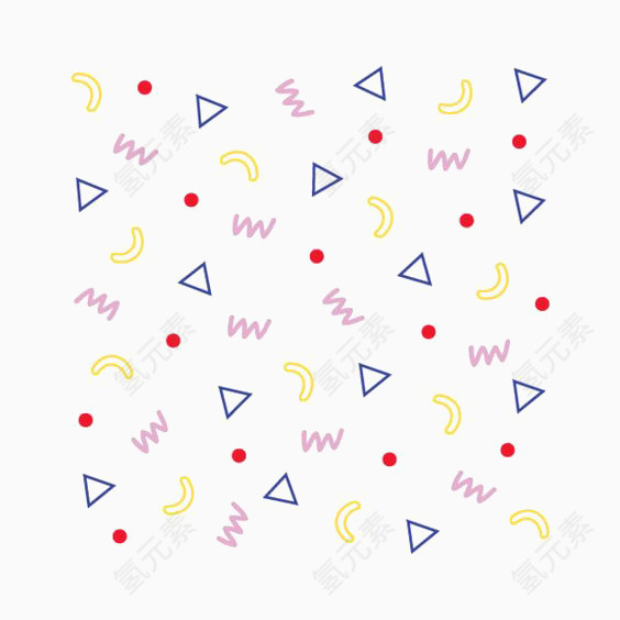 创意几何图形印花