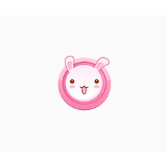 粉嫩小兔子图标