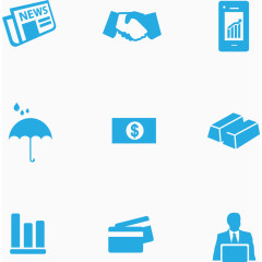 新闻握手柱形图.