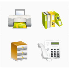 办公室打印机文件夹电话