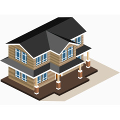 矢量建筑设计楼层房屋