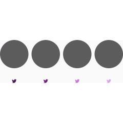 黑色圆形流程图