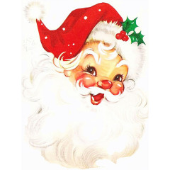 圣诞老人手绘卡通
