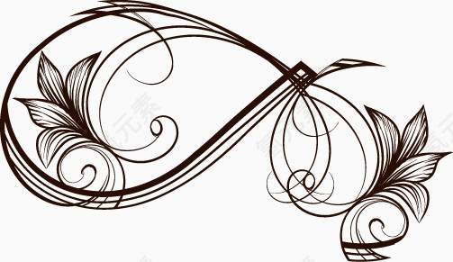 平面矢量装饰花纹素材