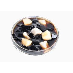 一碗有水果的仙草