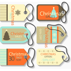 扁平的打折标签