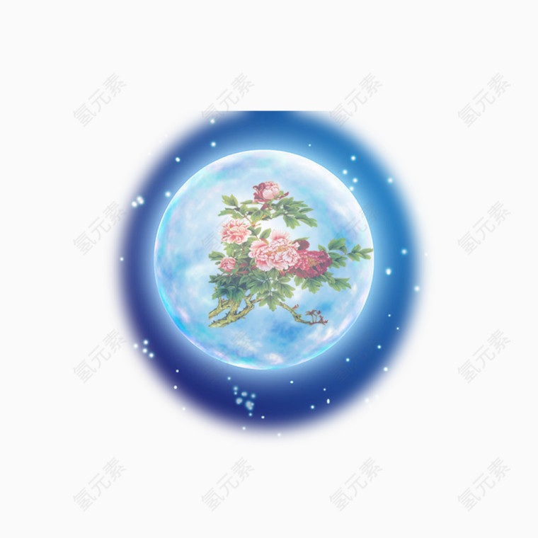 牡丹花图案