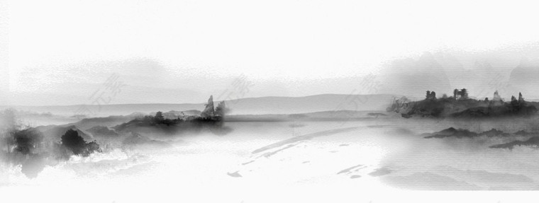 中国风山水画