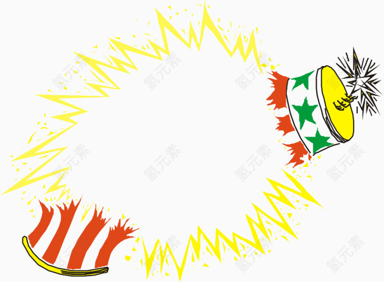 矢量烟花爆竹