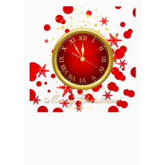 矢量新年的钟声