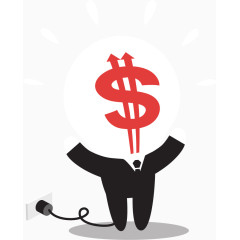 美元符号小人