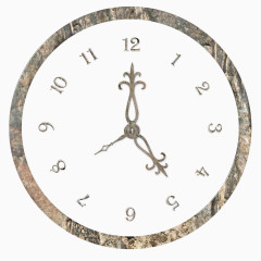漂亮纹理挂钟