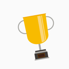 黄色金属奖杯