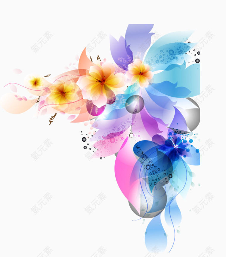 浪漫梦幻花朵