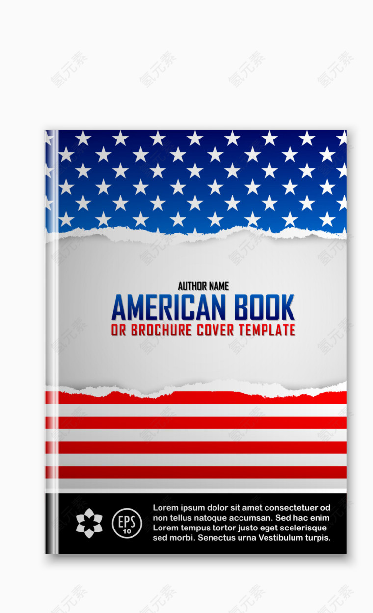 矢量书本封面设计