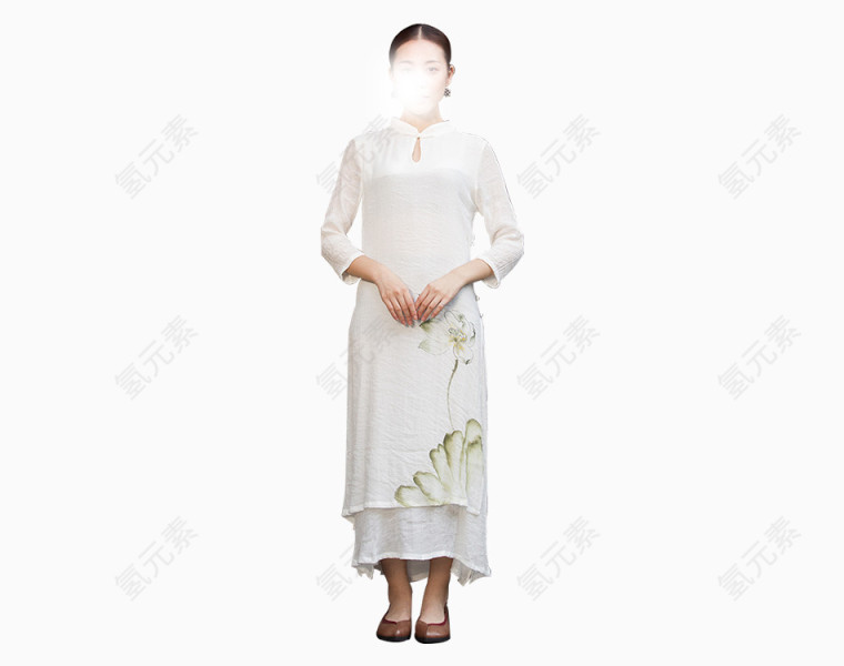 复古女装素材