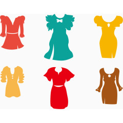 矢量图女士衣服