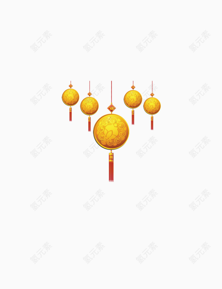 金属节日元素