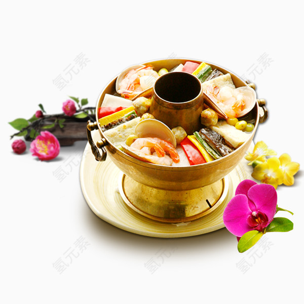 特色异国料理鸳鸯锅