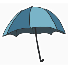 手绘卡通雨伞