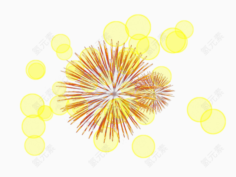 烟花绽放