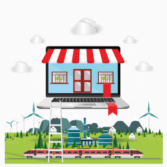 矢量数码电脑网络