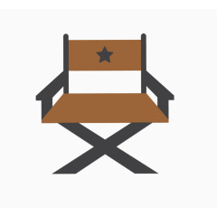 简洁大气棕色凳子