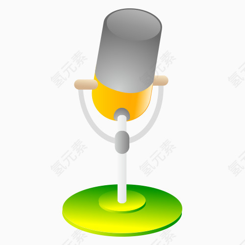 精致麦克风矢量图素材