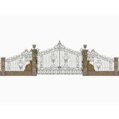 欧美风墙壁大门