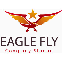 矢量手绘金鹰图标