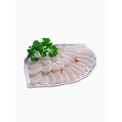 扇形摆开的年糕