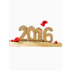 圣诞二零一六艺术字免费图片