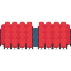 红色剧院观众席