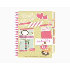 唯美小清新笔记本矢量素材