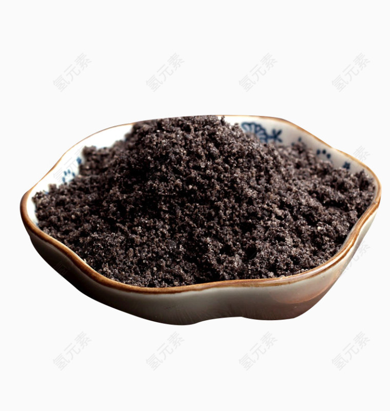 黑色芝麻糊粉五谷粉素材