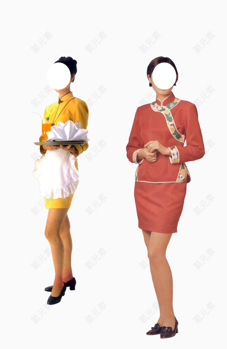 2017红制服服务员