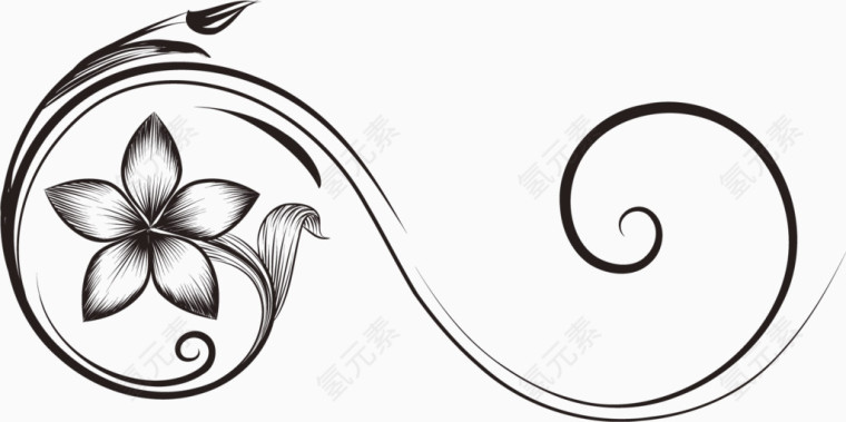 平面矢量装饰花纹素材