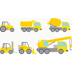 矢量图工程车辆