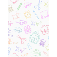 漂浮学习用品底