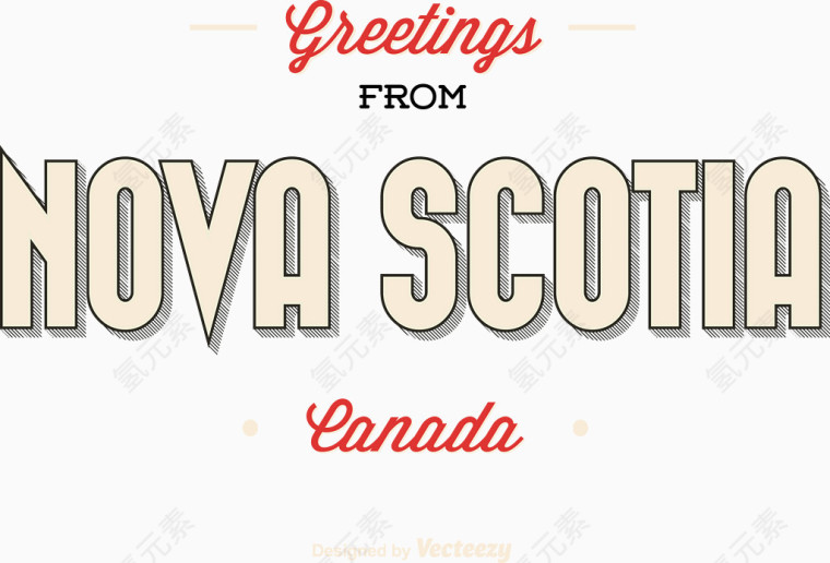 矢量问候语插图