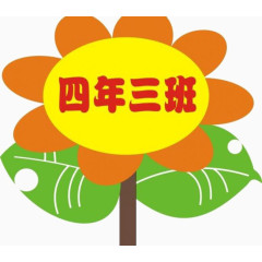 太阳花标牌