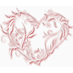 梦幻粉色创意心形