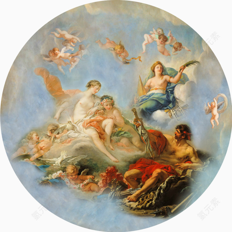 古罗马艺术油画