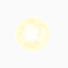黄色月球图片素材