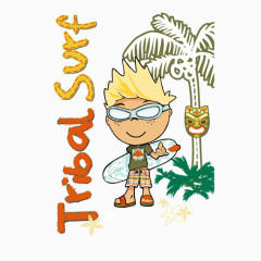 在海边准备冲浪的男子