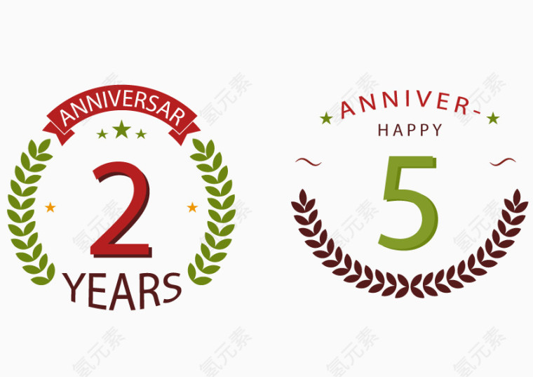 庆典徽章周年庆logo合集