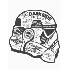 创意黑色插画涂鸦艺术