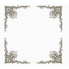 欧式精美洛可可风边框